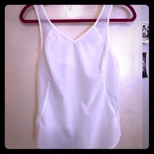 Lulu lemon size 4 white tank